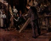 威廉 克里斯蒂安 西蒙斯 : The Artists Studio